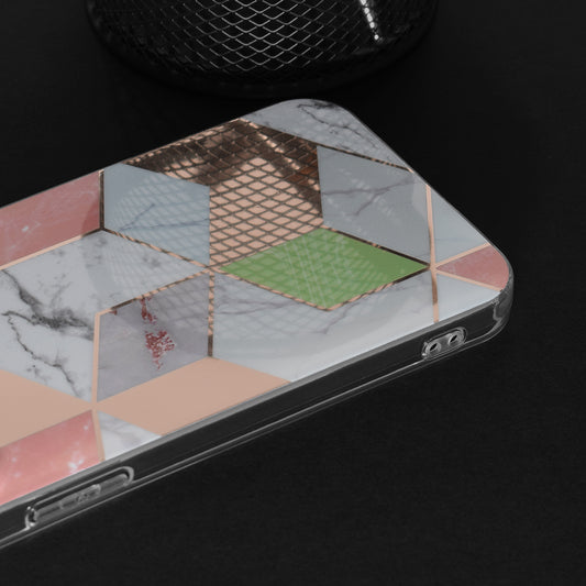 Cover til Honor Magic6 Lite, Techsuit, Marble, Lilla