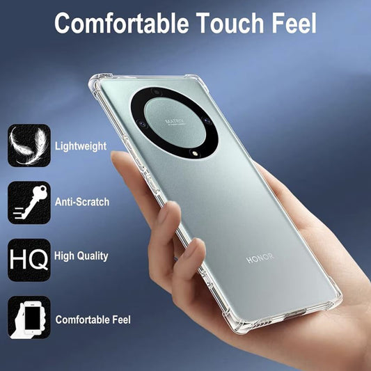 Cover til Honor Magic6 Lite, Techsuit, Stødsikker Klar, Transparent