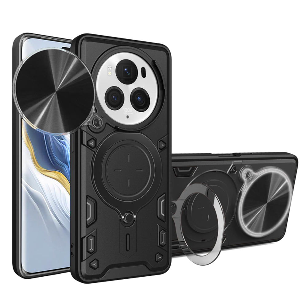 Cover til Honor Magic6 Pro, Techsuit, CamGuard Pro, Sort