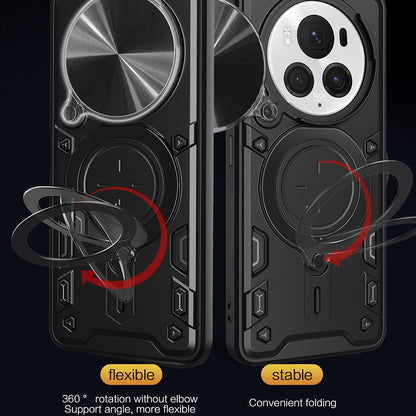 Cover til Honor Magic6 Pro, Techsuit, CamGuard Pro, Sort