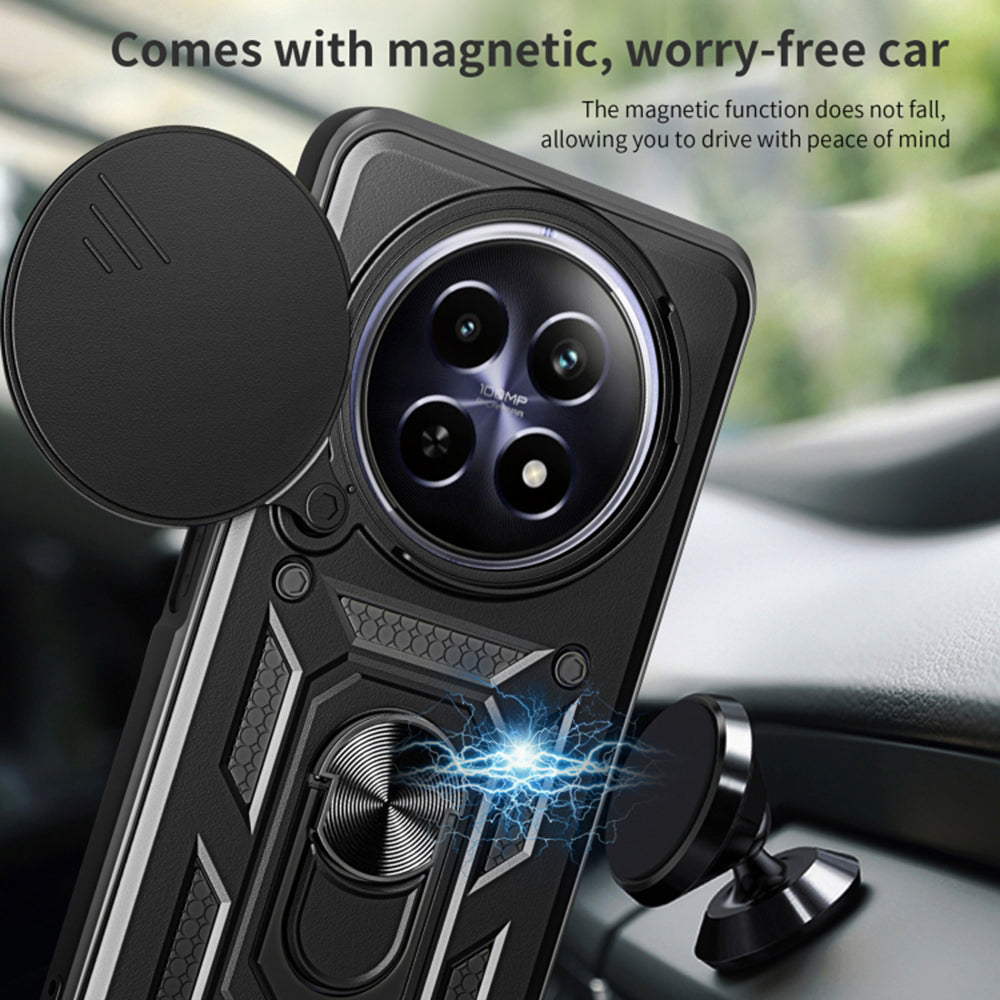 Cover til Honor Magic6 Pro, Techsuit, CamShield, Sort