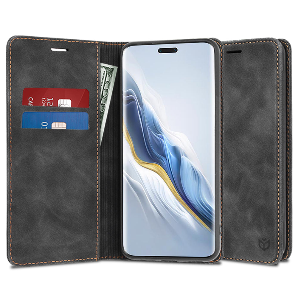 Cover til Honor Magic6 Pro, Techsuit, Confy, Sort