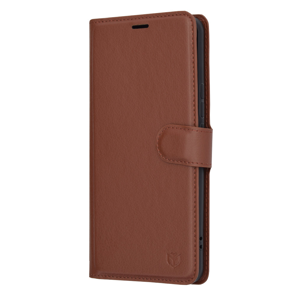 Cover til Honor Magic6 Pro, Techsuit, Leather Folio, Brun