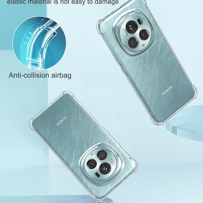 Cover til Honor Magic6 Pro, Techsuit, Stødabsorberende Klar, Transparent