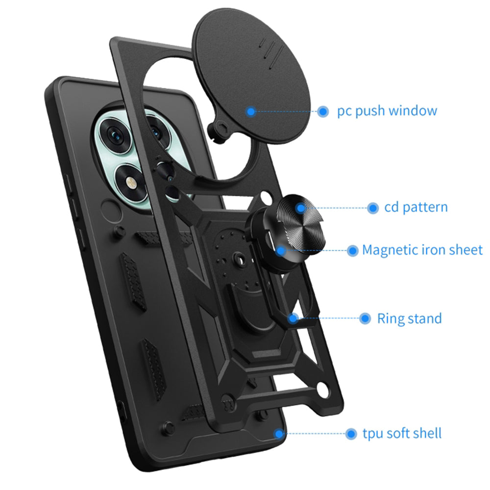 Cover til Honor Magic7 Pro, Techsuit, CamShield, Blå
