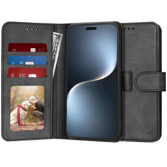 Cover til Honor Magic7 Pro, Techsuit, Diary Book, Sort