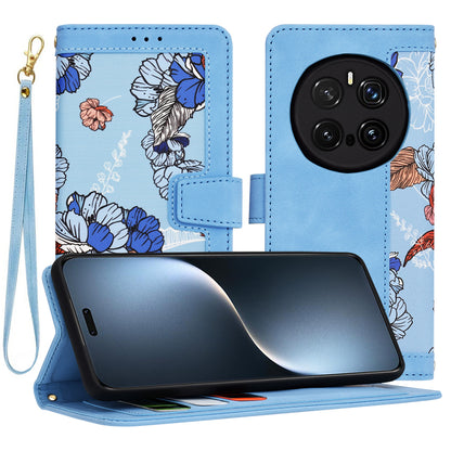 Cover til Honor Magic7 Pro, Techsuit, FlipCraft, Blå