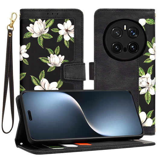 Cover til Honor Magic7 Pro, Techsuit, FlipCraft, Sort
