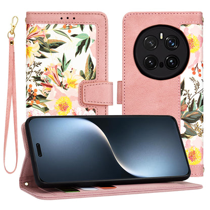 Cover til Honor Magic7 Pro, Techsuit, FlipCraft, Pink