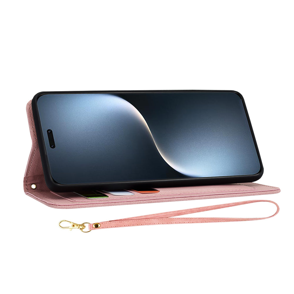 Cover til Honor Magic7 Pro, Techsuit, FlipCraft, Pink