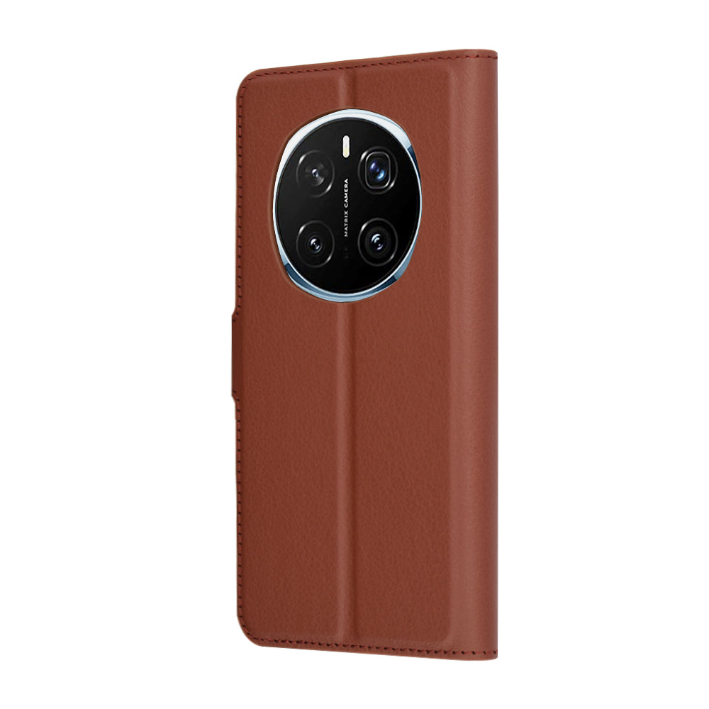 Cover til Honor Magic7 Pro, Techsuit, Leather Folio, Brun