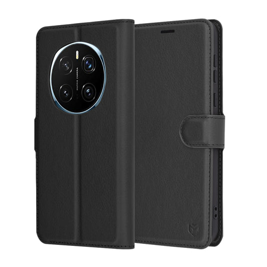 Cover til Honor Magic7 Pro, Techsuit, Leather Folio, Sort