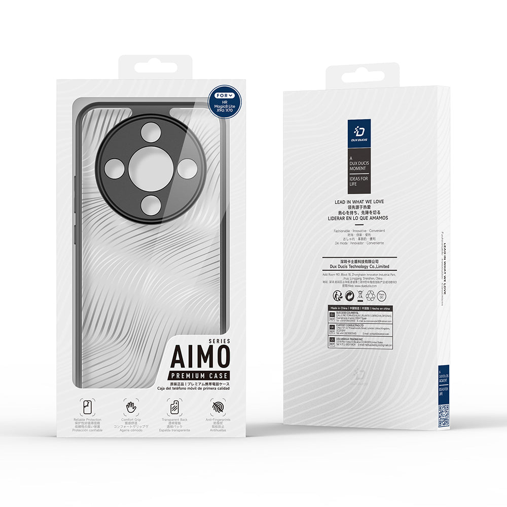 Case for Honor Magic8 Lite, DUX DUCIS, Aimo, Black