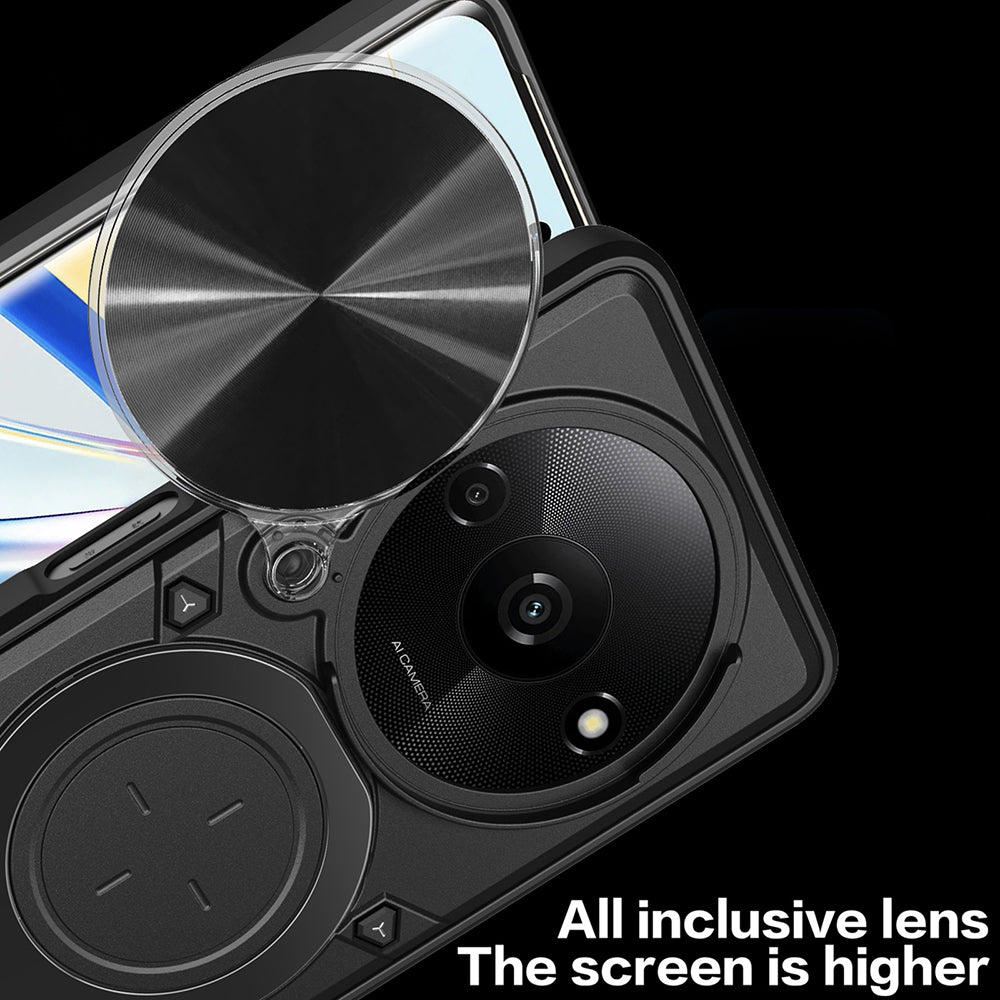 Etui til Honor Magic8 Lite, Techsuit, CamGuard Pro, Gylden Rosa