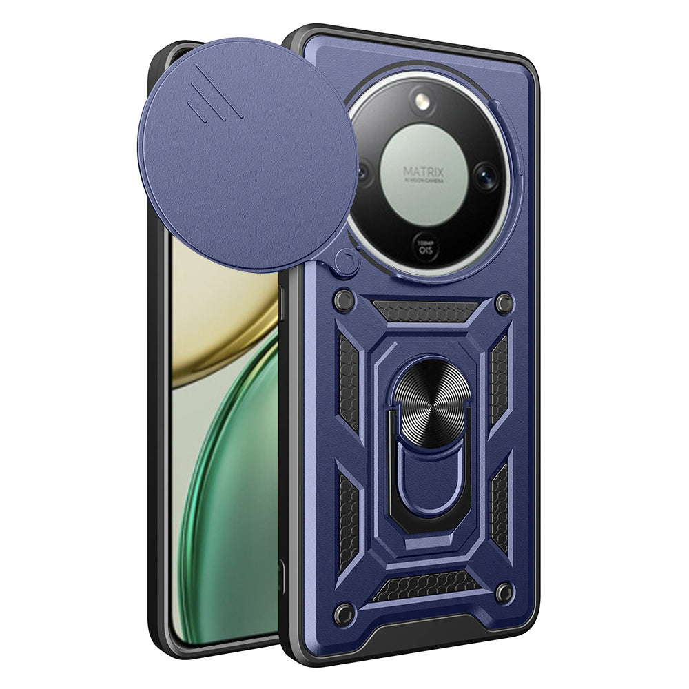Etui til Honor Magic8 Lite, Techsuit, CamShield, Blå