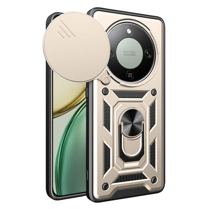 Etui til Honor Magic8 Lite, Techsuit, CamShield, Guld