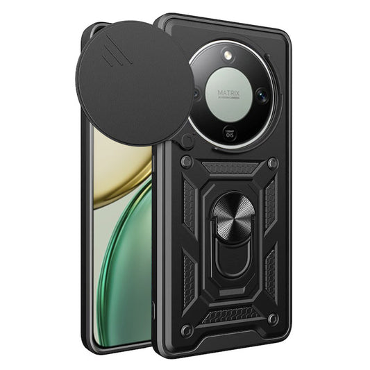 Etui til Honor Magic8 Lite, Techsuit, CamShield, Sort