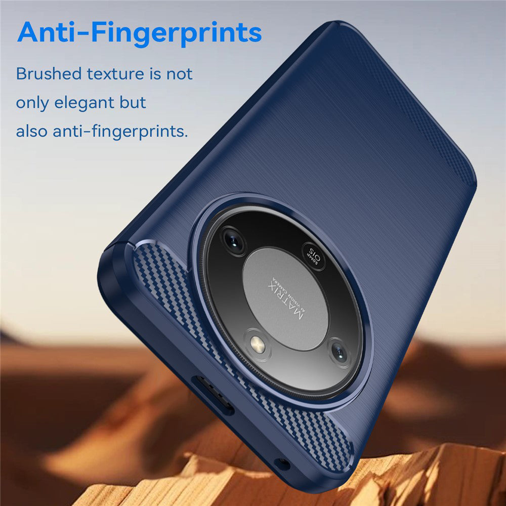 Etui til Honor Magic8 Lite, Techsuit, Carbon, Blå