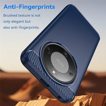 Etui til Honor Magic8 Lite, Techsuit, Carbon, Blå