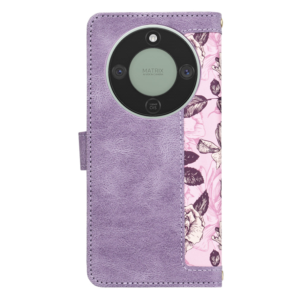 Etui til Honor Magic8 Lite, Techsuit, FlipCraft, Lilla