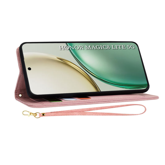 Etui til Honor Magic8 Lite, Techsuit, FlipCraft, Pink