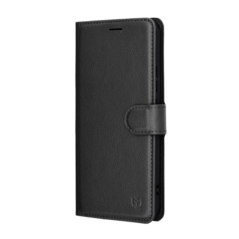 Etui til Honor Magic8 Lite, Techsuit, Leather Folio, Sort