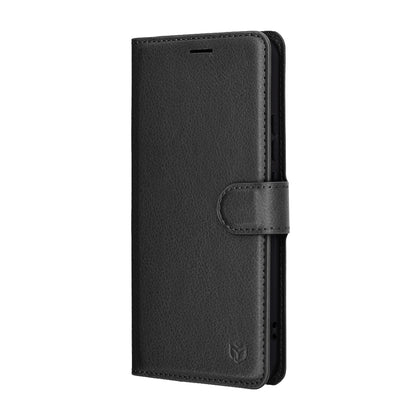 Etui til Honor Magic8 Lite, Techsuit, Leather Folio, Sort