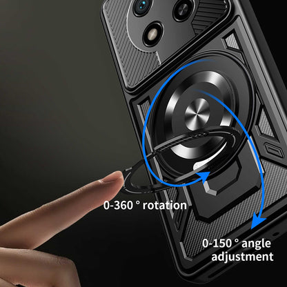 Etui til Honor Magic8 Lite, Techsuit, RuggedCam, Blå