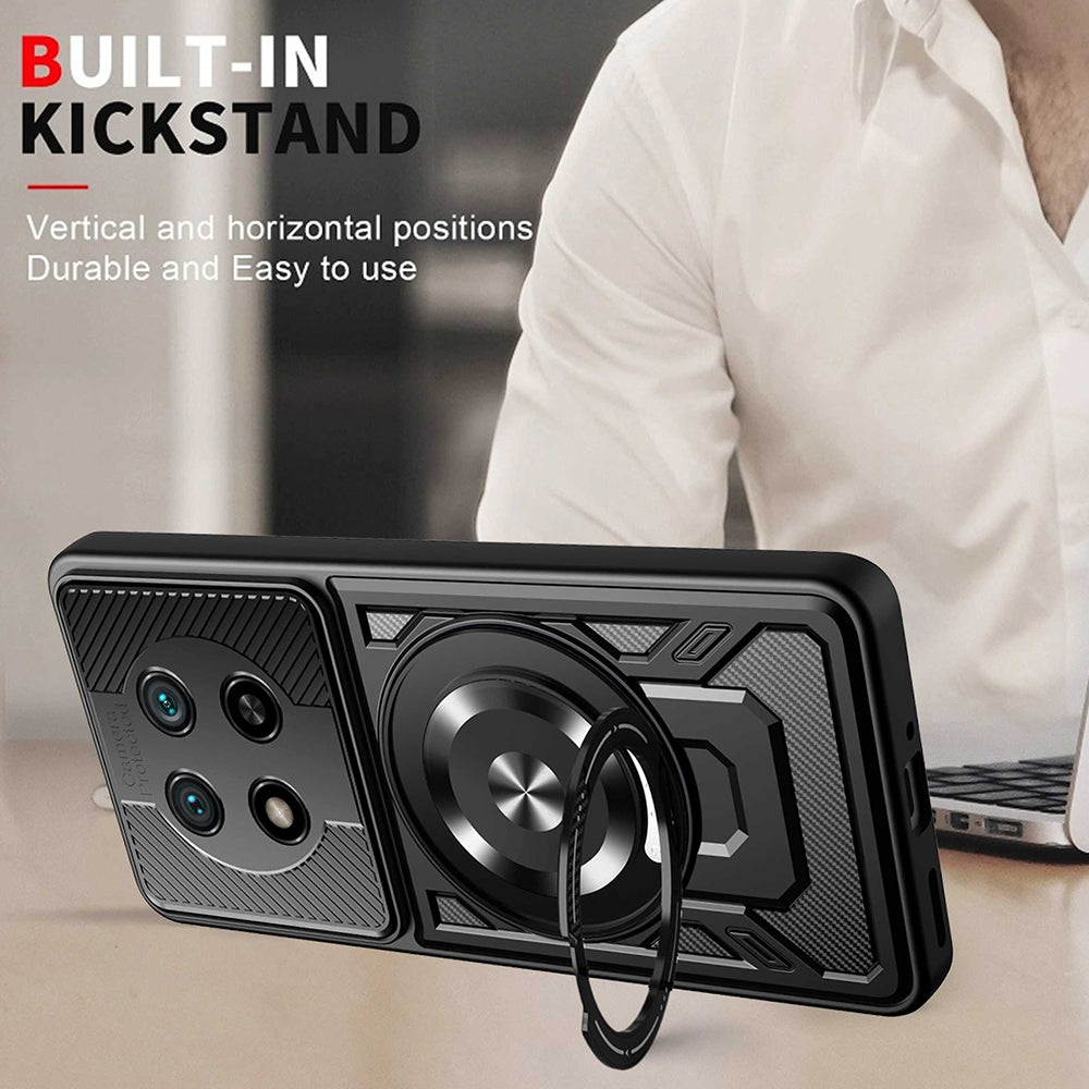 Etui til Honor Magic8 Lite, Techsuit, RuggedCam, Blå