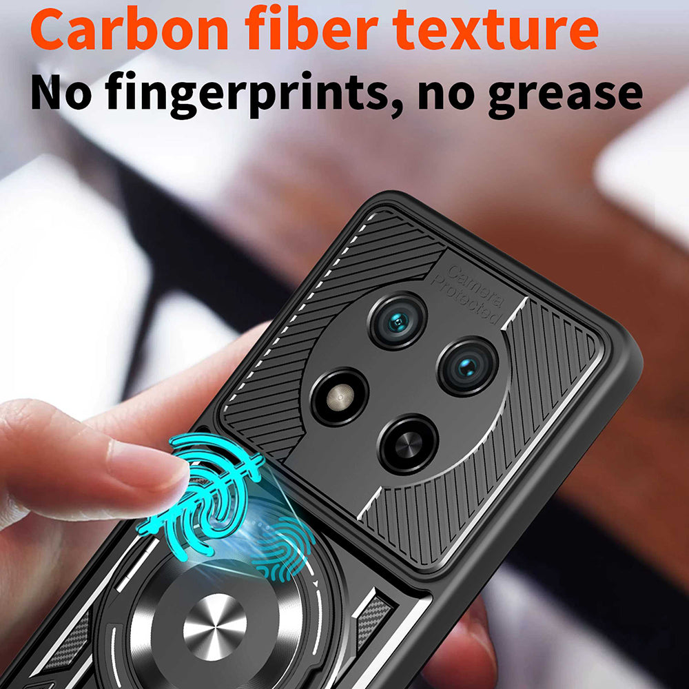 Etui til Honor Magic8 Lite, Techsuit, RuggedCam, Lilla