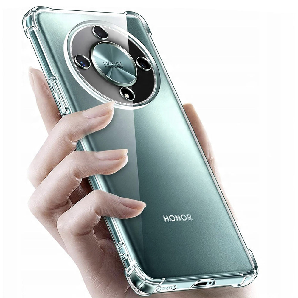 Etui til Honor Magic8 Lite, Techsuit, Shockproof Clear, Gennemsigtig