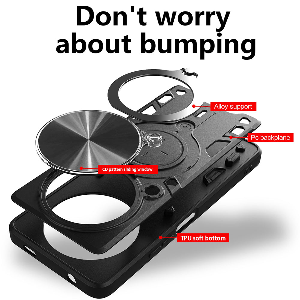 Etui til Honor Magic8 Pro, Techsuit, CamGuard Pro, Rød