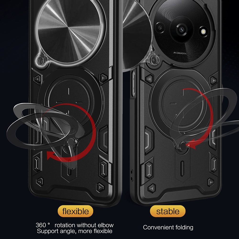 Etui til Honor Magic8 Pro, Techsuit, CamGuard Pro, Rød