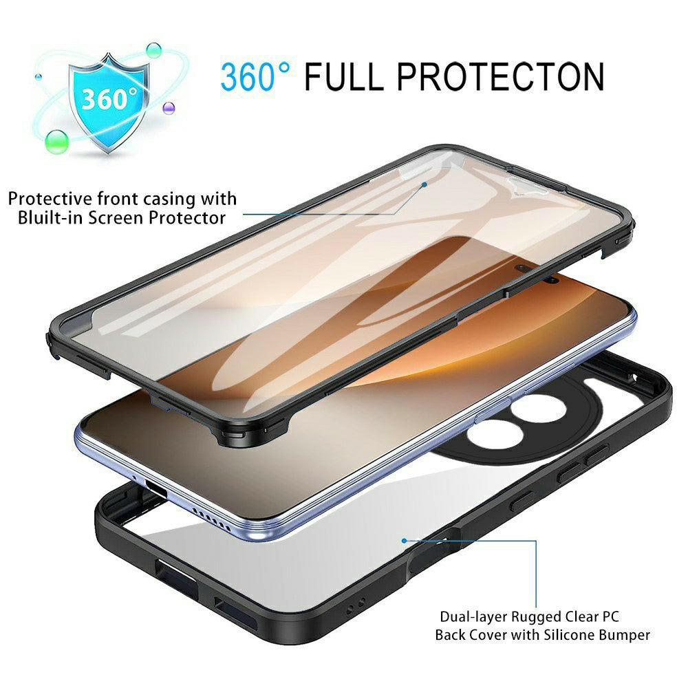 Case for Honor Magic8 Pro, Techsuit, ColorVerse 360, Black
