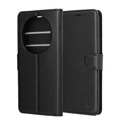 Cover til Honor Magic8 Pro, Techsuit, Leather Folio, Sort