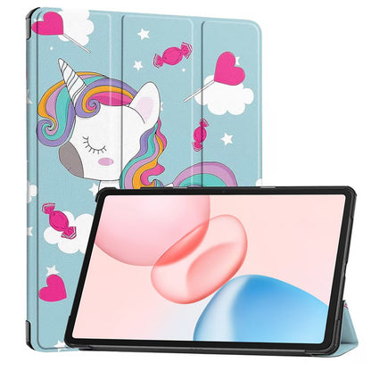 Cover til Honor Pad 10, Techsuit, FoldPro Unicorn, Multifarvet