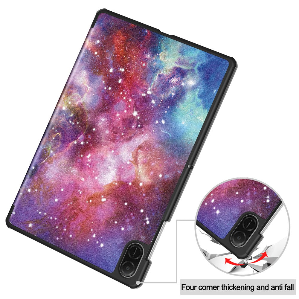 Etui til Honor Pad X8a, Techsuit, FoldPro Galaxy, Flerfarvet