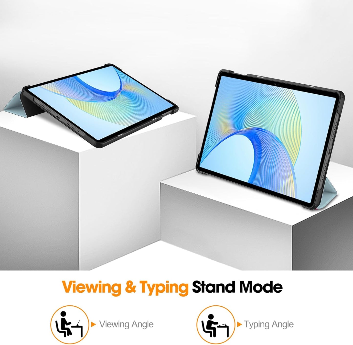 Cover til Honor Pad X8a, Techsuit, FoldPro Unicorn, Multifarvet