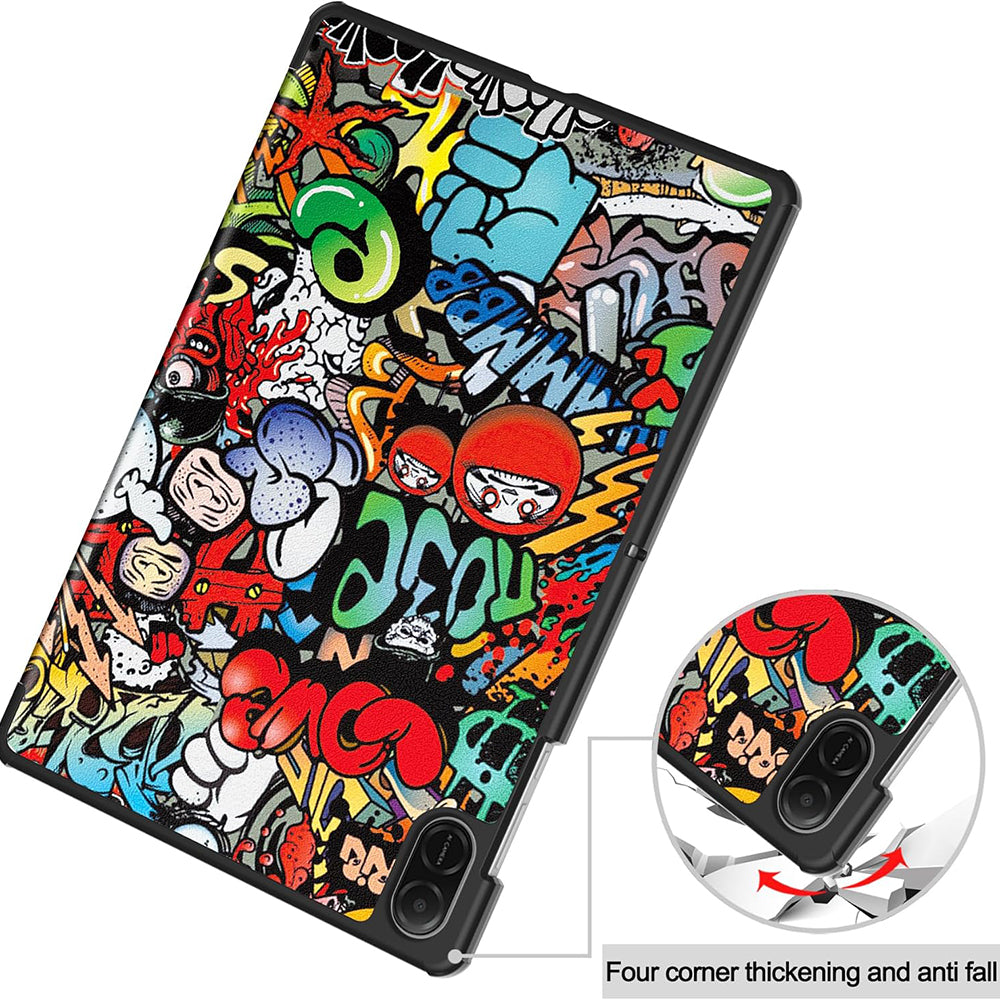 Cover til Honor Pad X8a, Techsuit, FoldPro Urban Vibe, Multifarvet