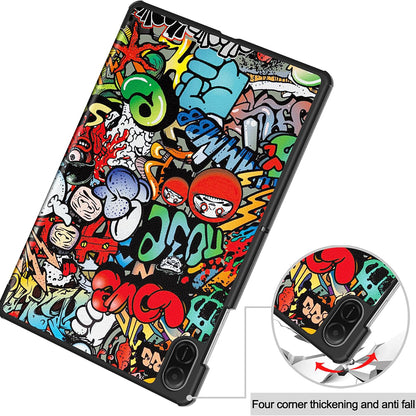 Cover til Honor Pad X8a, Techsuit, FoldPro Urban Vibe, Multifarvet