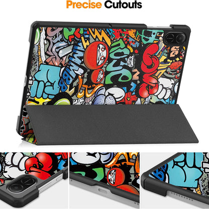 Cover til Honor Pad X8a, Techsuit, FoldPro Urban Vibe, Multifarvet