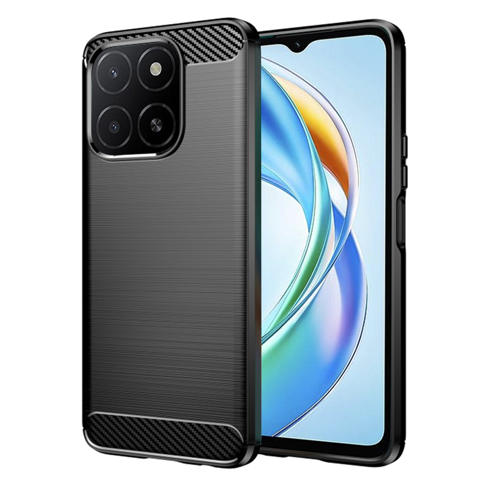 Cover til Honor X5b, Techsuit, Carbon, Sort