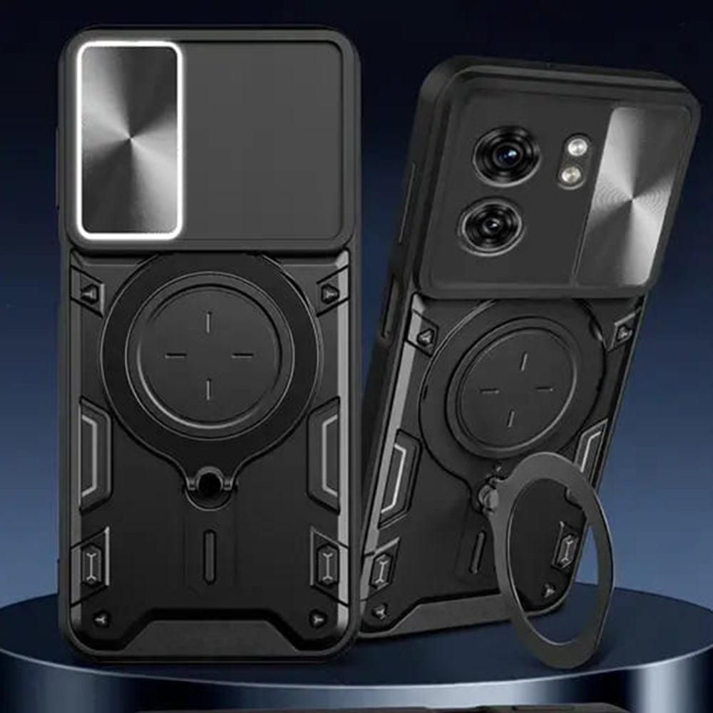 Etui til Honor X5c Plus, Techsuit, CamGuard Pro, Gylden Rosa