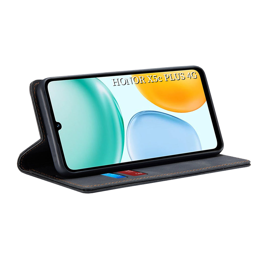 Etui til Honor X5c Plus, Techsuit, Confy, Sort