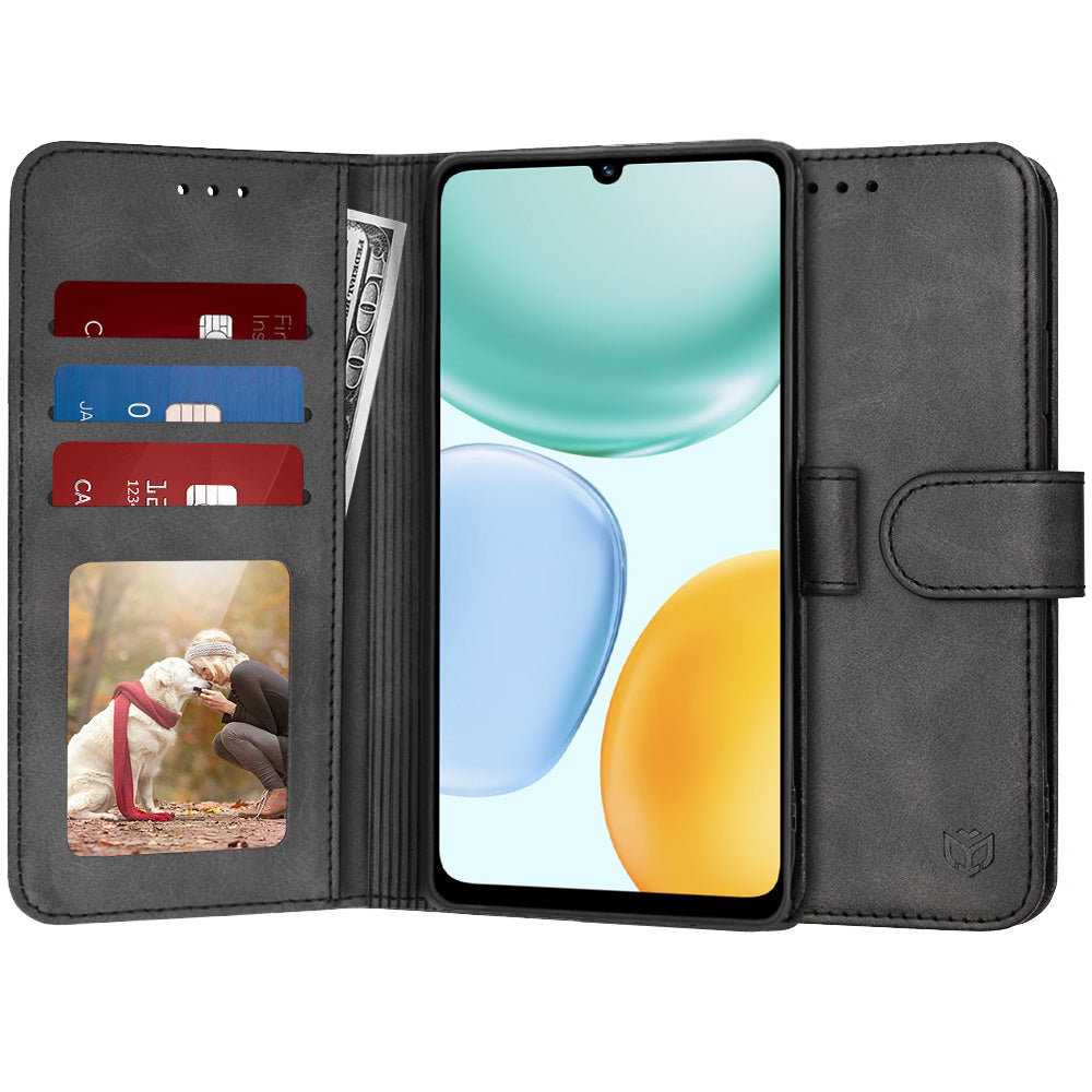 Etui til Honor X5c Plus, Techsuit, Diary Book, Sort
