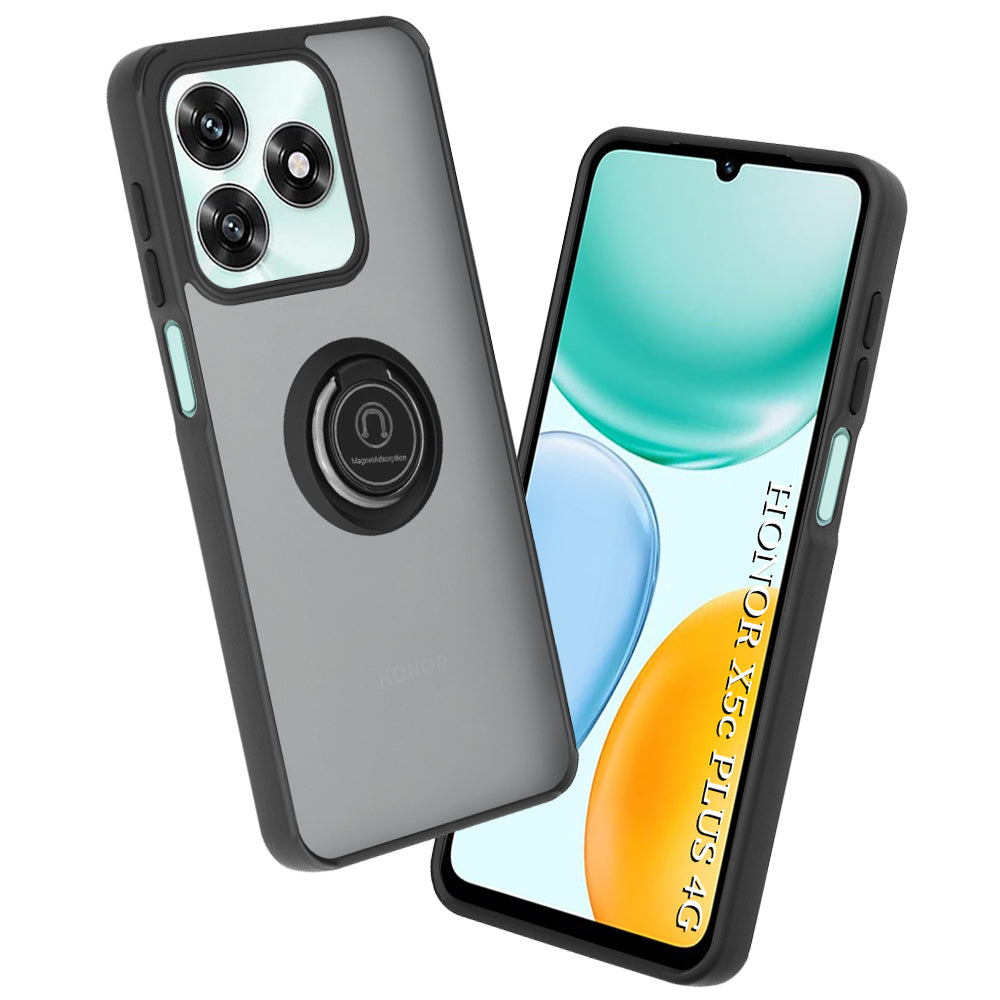 Etui til Honor X5c Plus, Techsuit, Glinth, Sort