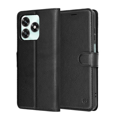 Etui til Honor X5c Plus, Techsuit, Leather Folio, Sort