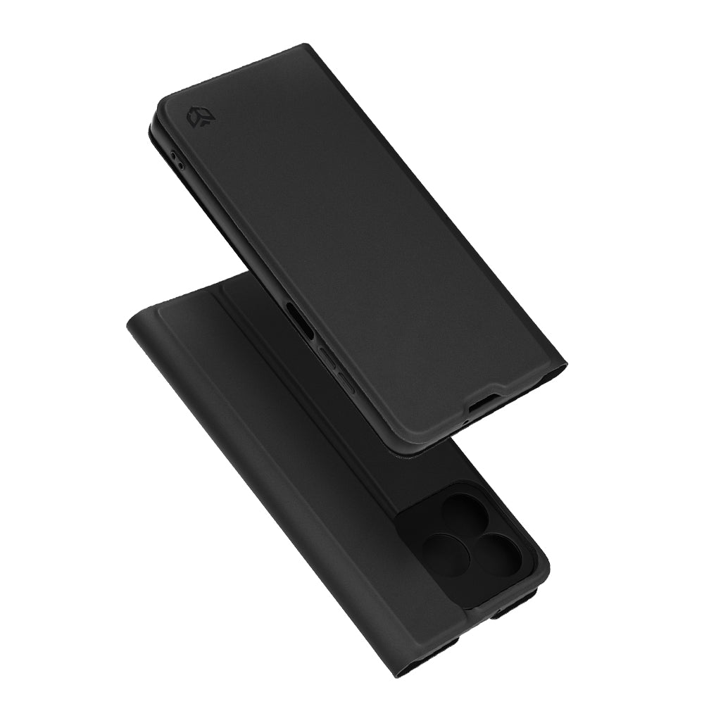 Etui til Honor X5c Plus, Techsuit, Magskin Book, Sort