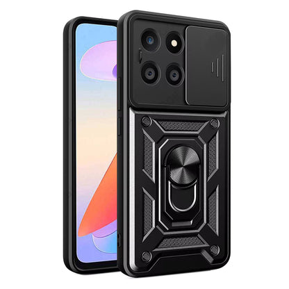 Cover til Honor X6a, Techsuit, CamShield, Sort