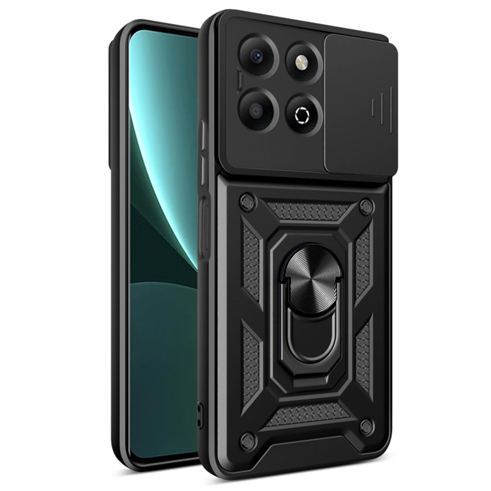 Cover til Honor X6b, Techsuit, CamShield, Sort